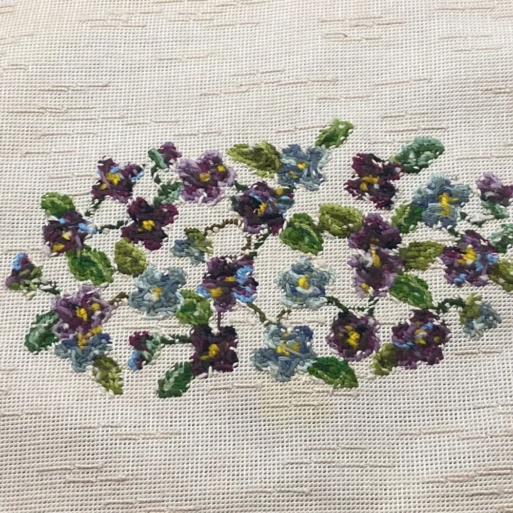 Vintage Handmade Cross Stitch Sewing Crochet Decoration